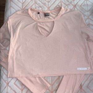 Gymshark long sleeve cropped shirt